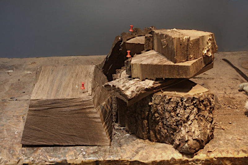 Rough shaping of bowl.