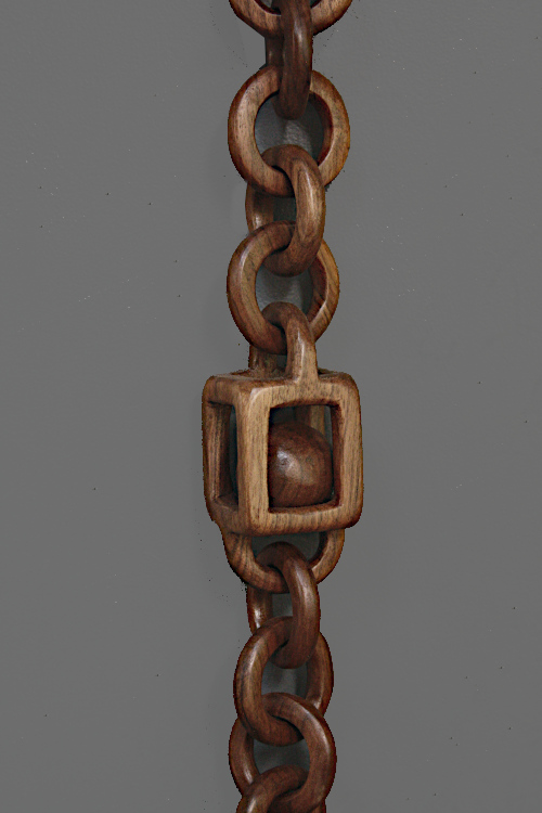Walnut Bird Chain