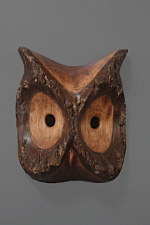 Walnut Owl Mask