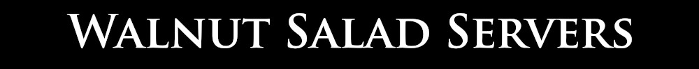 Walnut Salad Server