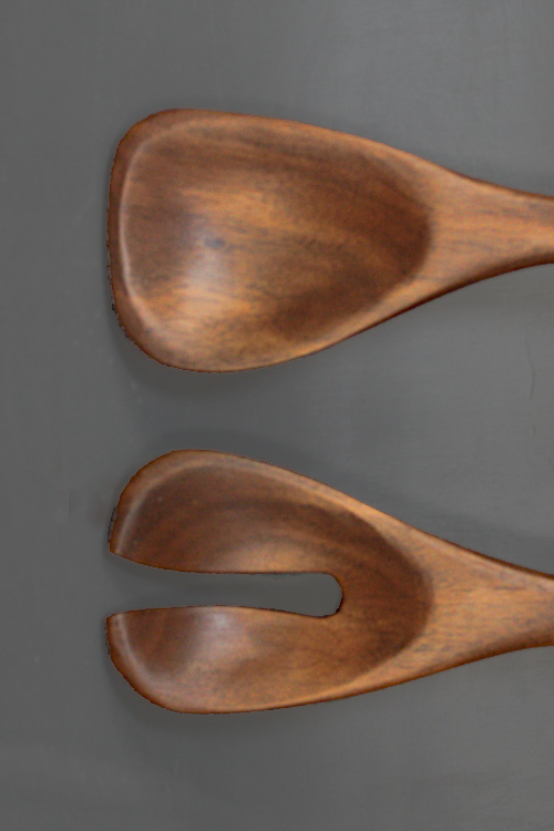 Walnut Salad Servers