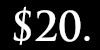$20.